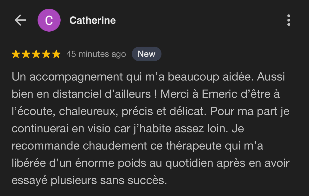 Emeric Delisse psychothérapeute